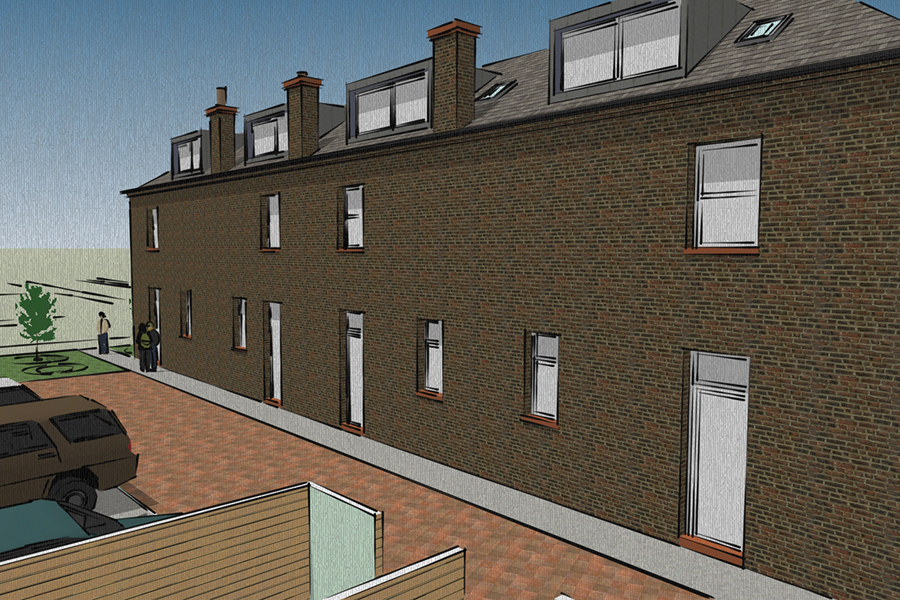 4 Proposed Town Houses, Edinburgh